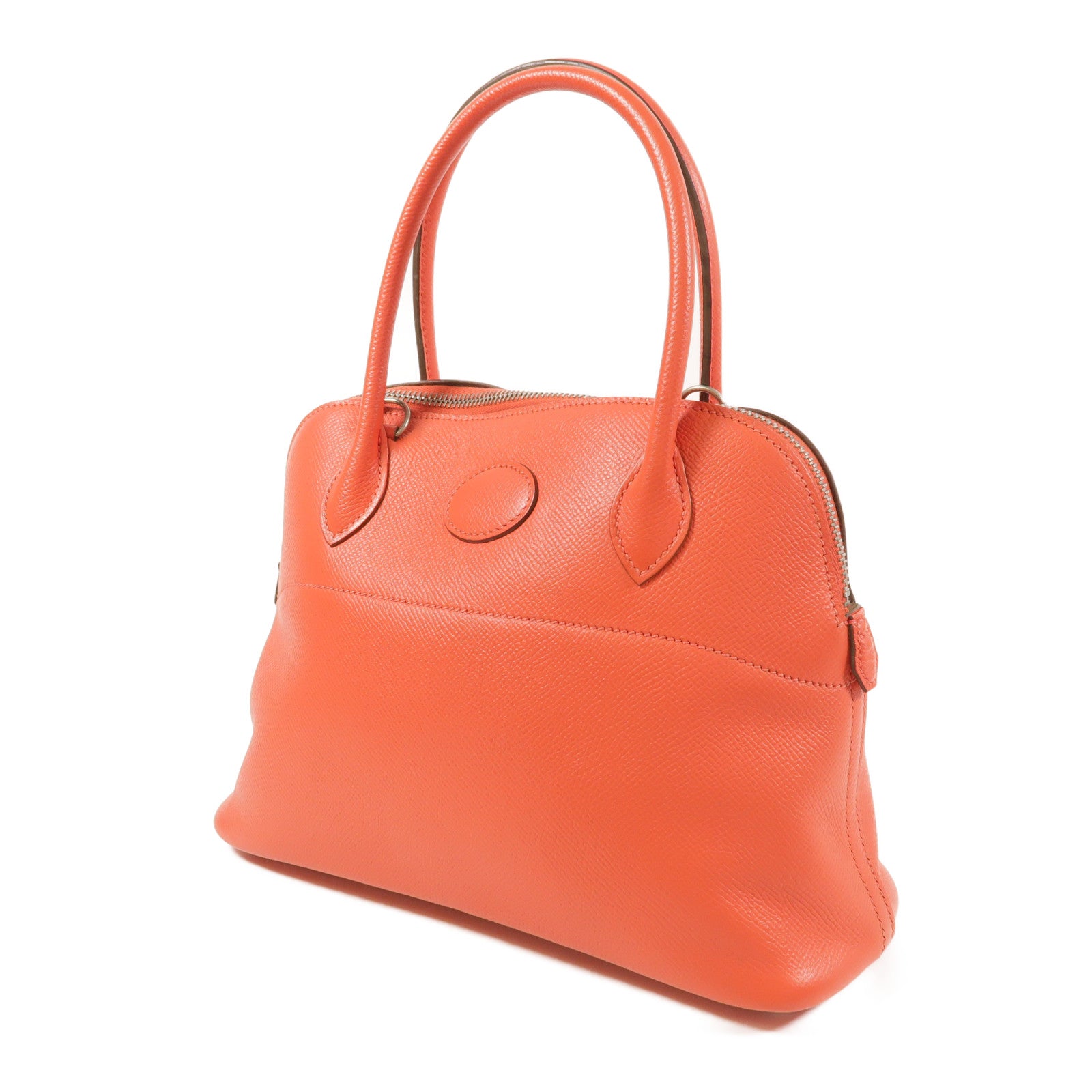 HERMES Epsom皮革Bolide 27銀扣手挽肩背兩用袋