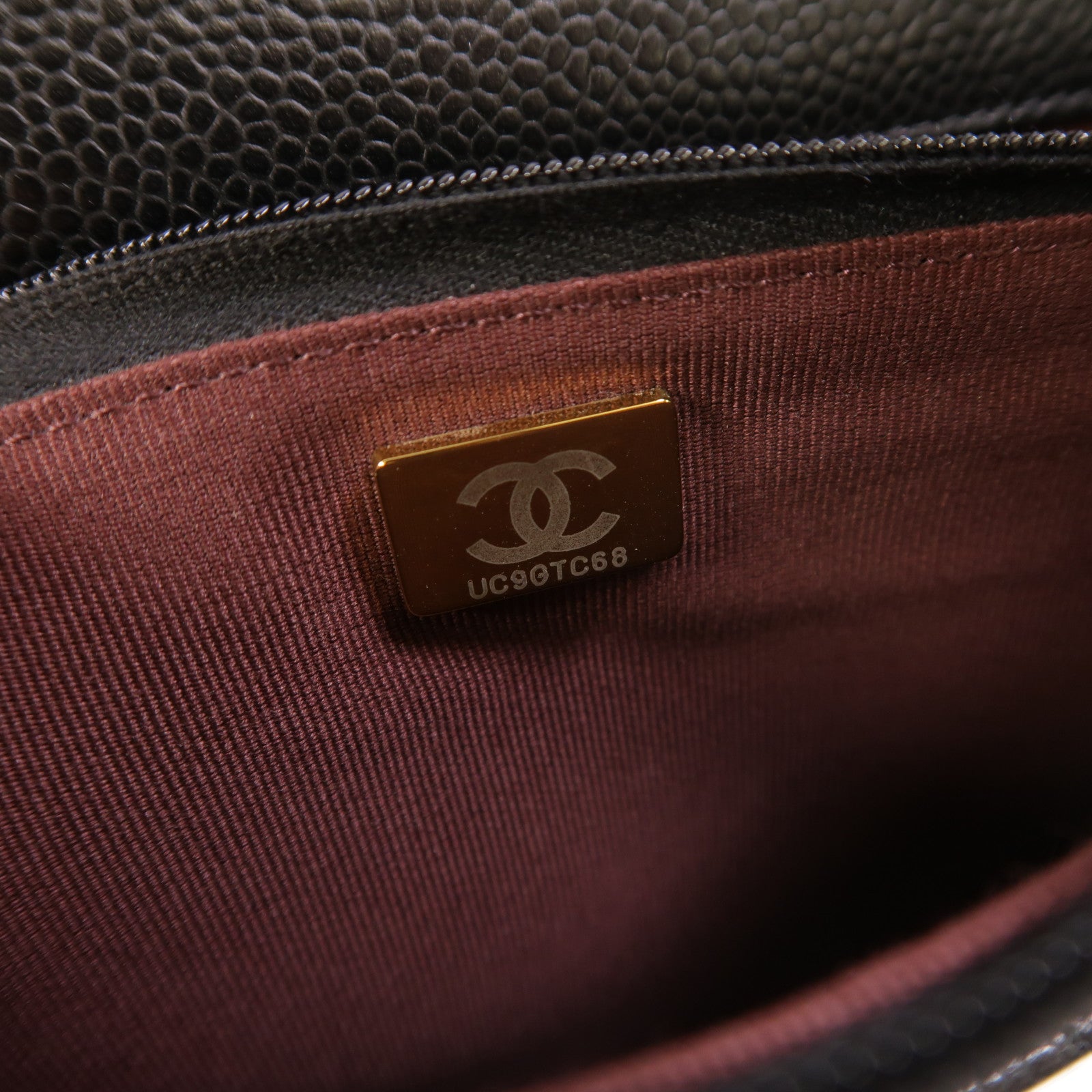 CHANEL 牛皮皮革WOC Wallet On Chain鏈帶肩背袋