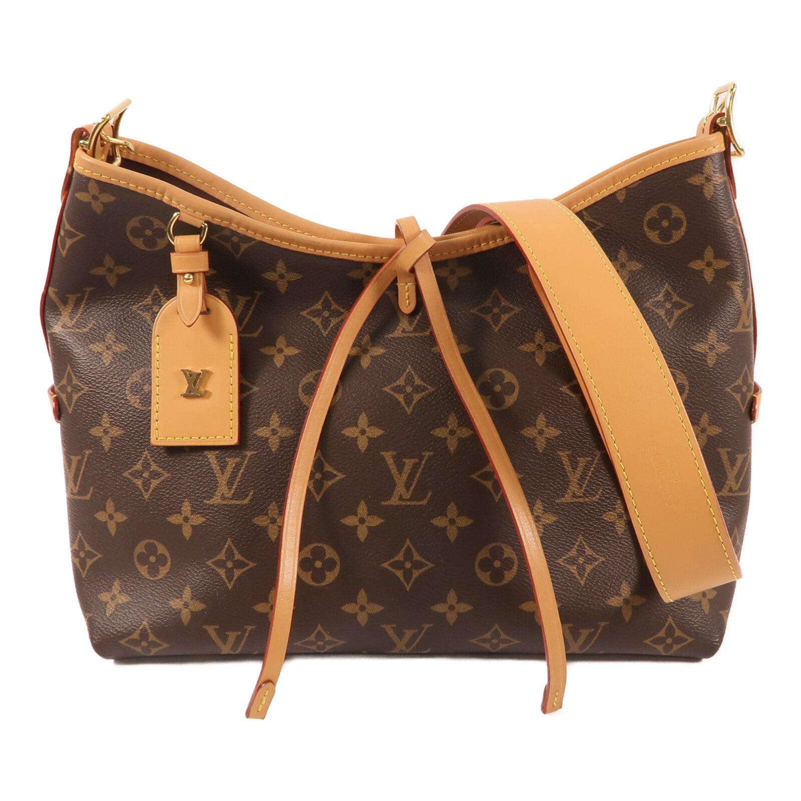 LOUIS VUITTON Monogram CarryAll PM金扣肩背袋