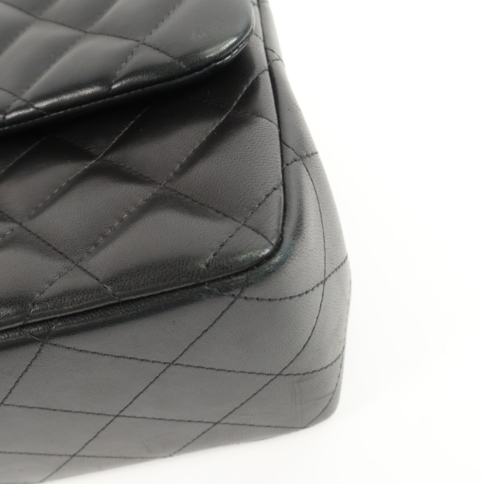 CHANEL 羊皮皮革Large Classic鏈帶肩背袋