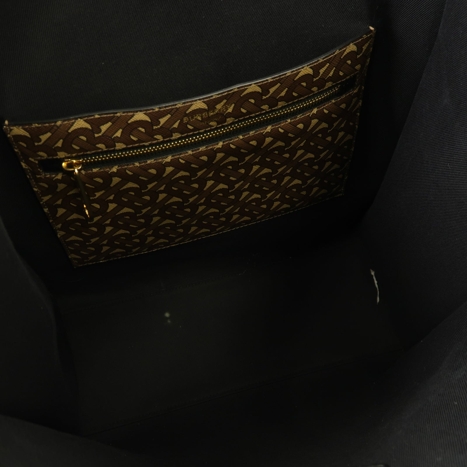 BURBERRY 塗層帆布Tote Bag金扣手挽袋棕色/白色/黑色