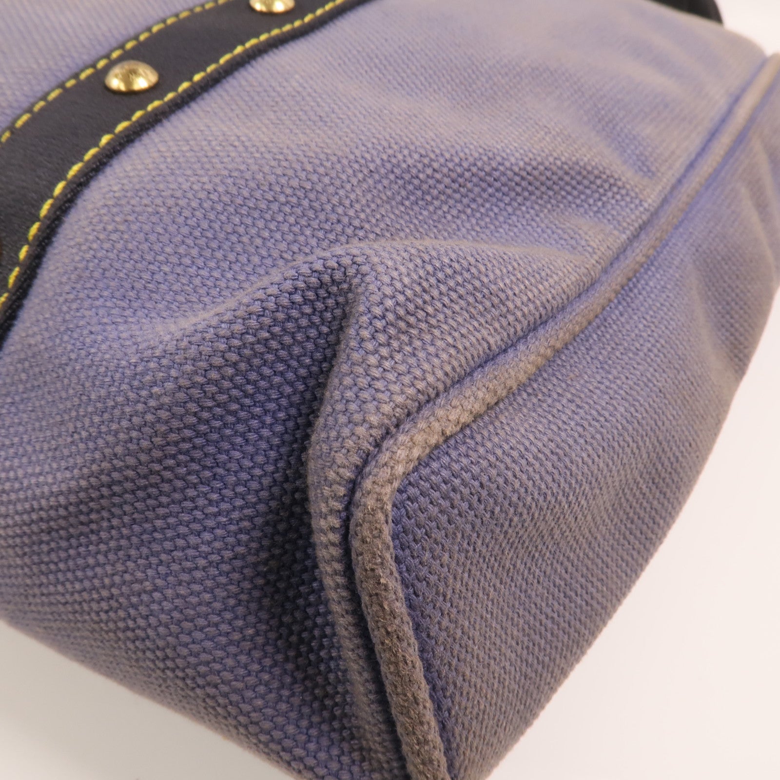 LOUIS VUITTON 帆布Antique Cabas GM金扣手挽袋