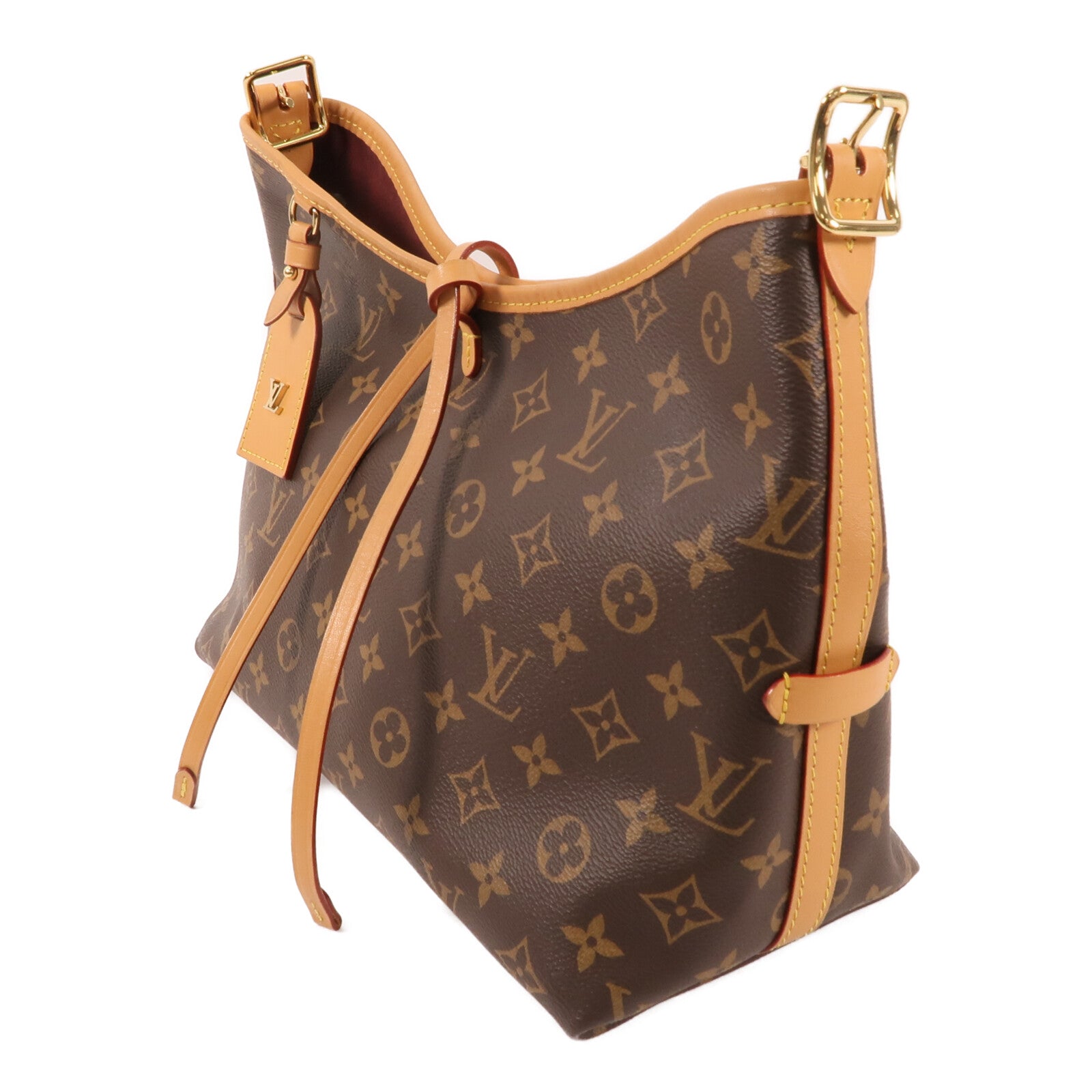 LOUIS VUITTON Monogram CarryAll PM金扣肩背袋