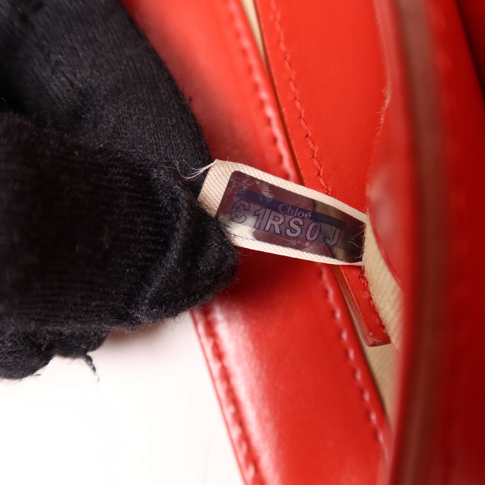 Chloe 牛皮皮革Mini C Bag金扣手挽肩背兩用袋