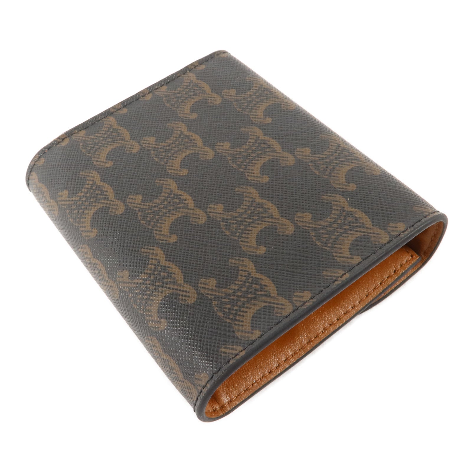 CELINE 塗層帆布Triomphe Wallet錢包