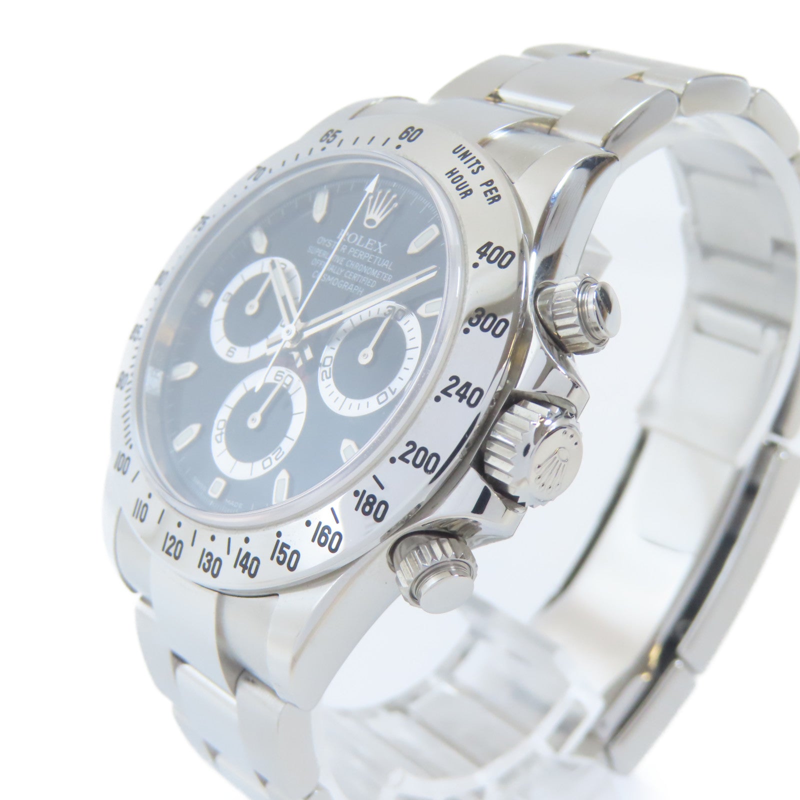 ROLEX Daytona不鏽鋼手錶自動機芯黑色#18cm