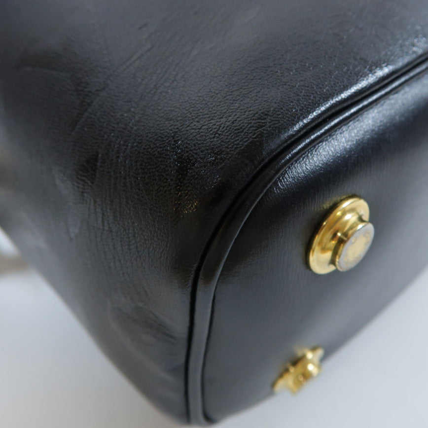 LOUIS VUITTON 【激減優惠】Monogram Ink Vanity PM金扣手挽肩背兩用袋黑色