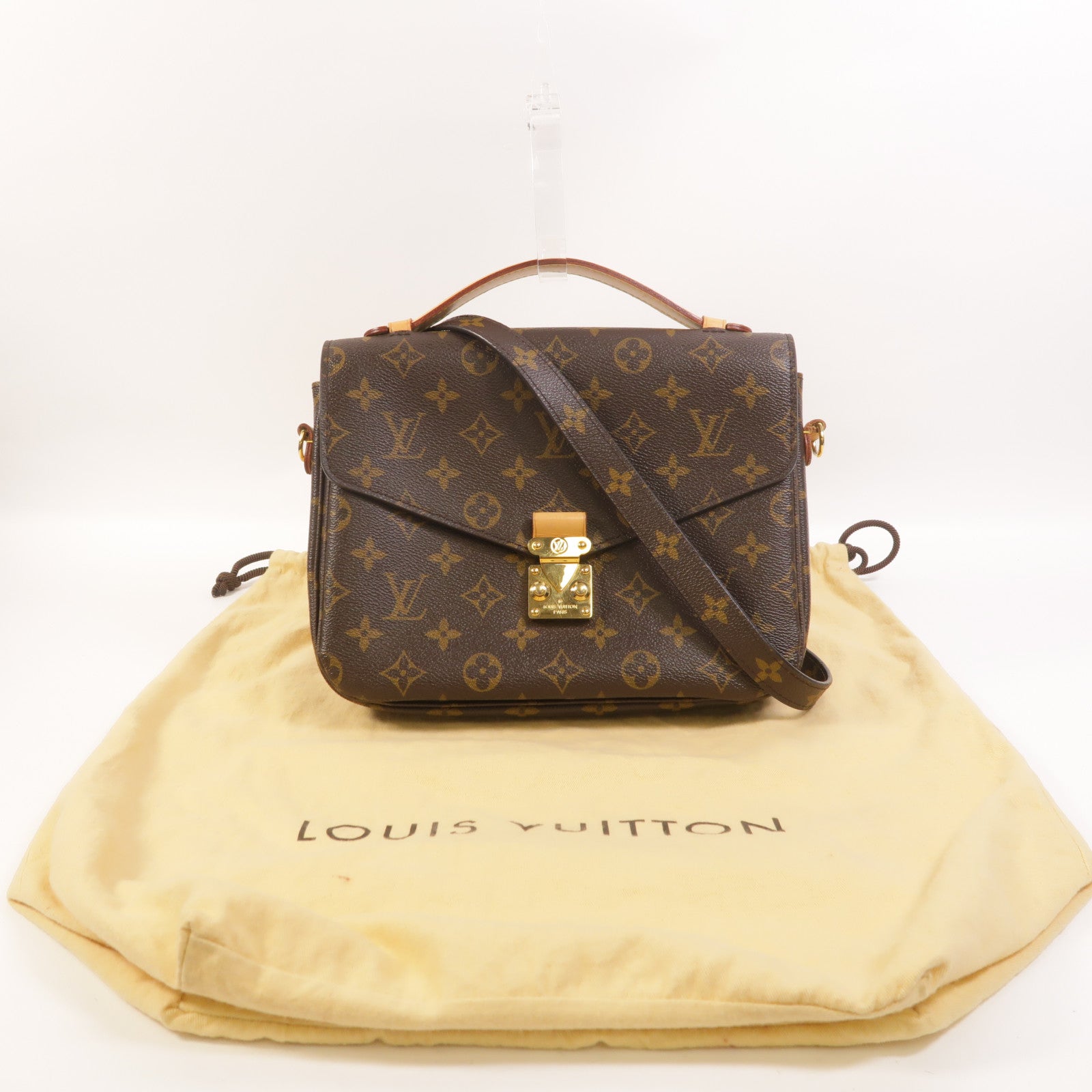 LOUIS VUITTON Monogram Pochette Metis MM手挽肩背兩用袋