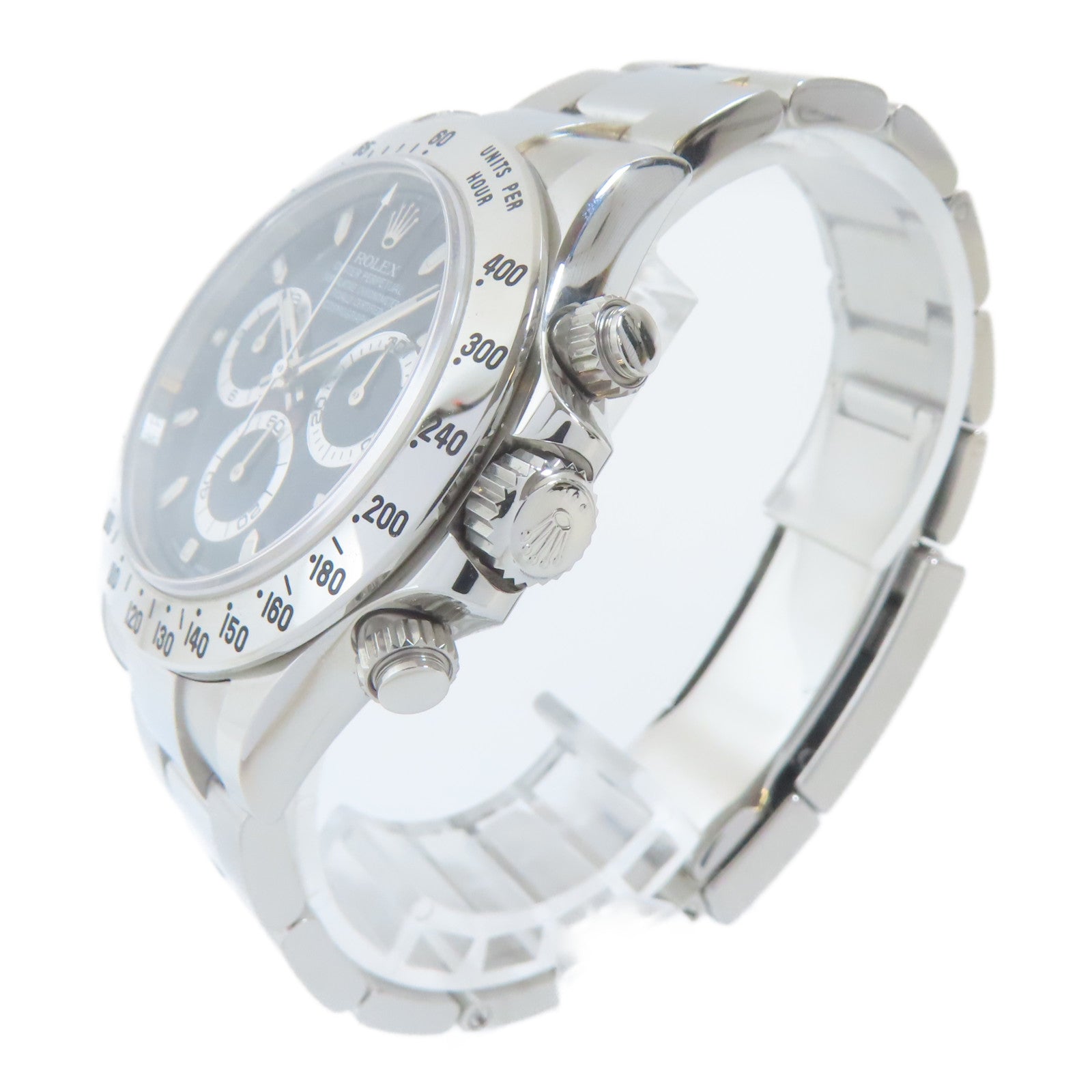 ROLEX Daytona不鏽鋼手錶自動機芯黑色#18cm