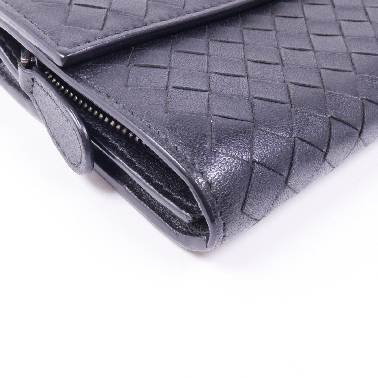 BOTTEGA VENETA 【激減優惠】羊皮皮革Long Wallet長錢包