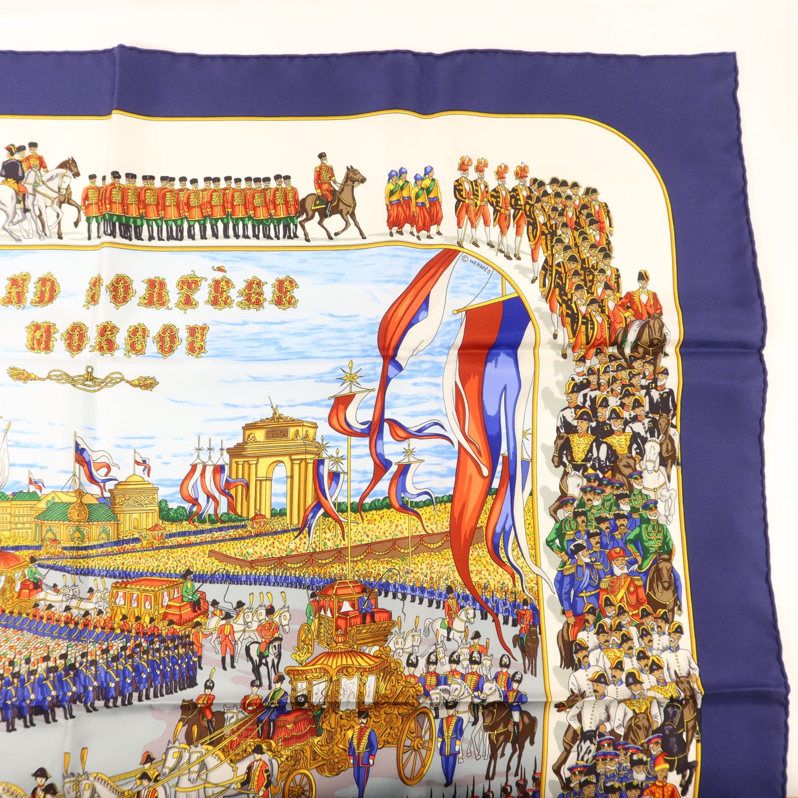 HERMES 絲質Scarf 90x90絲巾