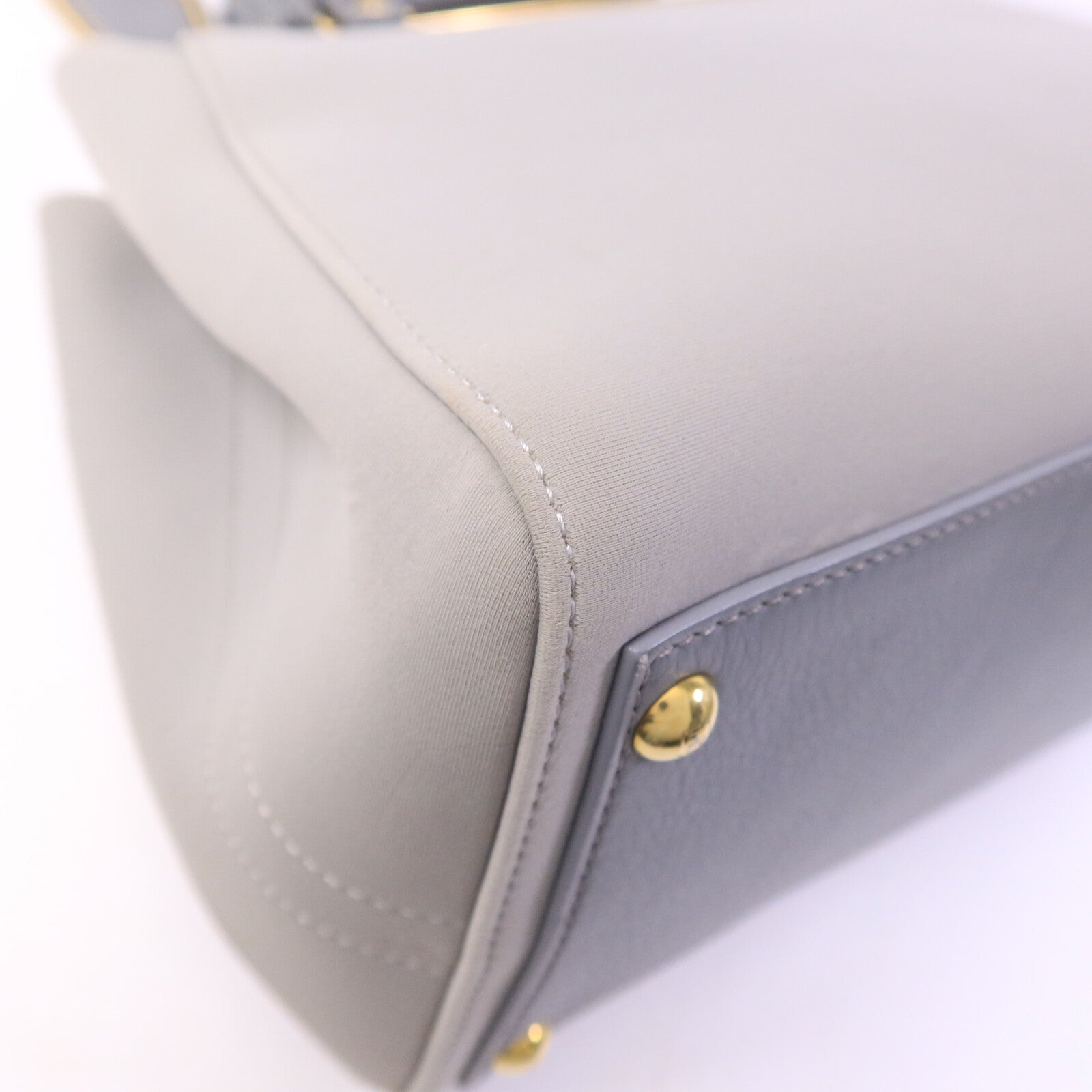 FENDI 帆布Hand Bag金扣手挽肩背兩用袋