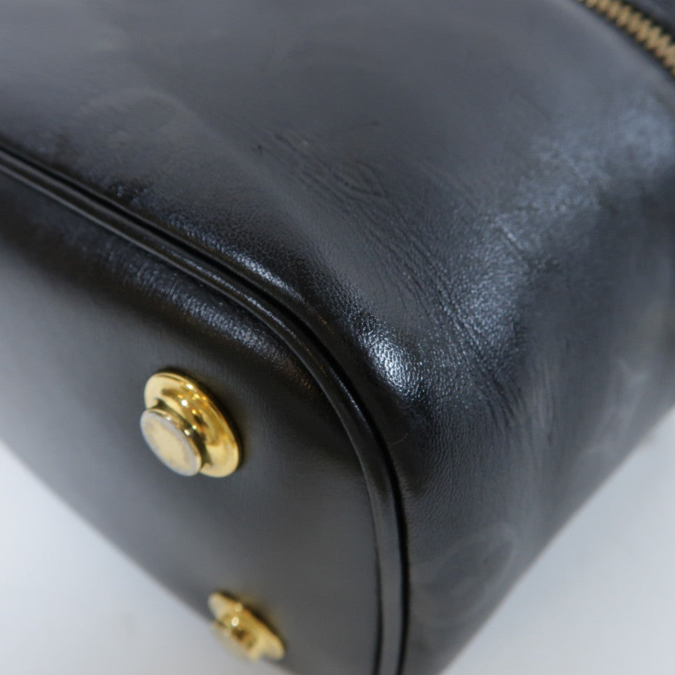 LOUIS VUITTON 【激減優惠】Monogram Ink Vanity PM金扣手挽肩背兩用袋黑色