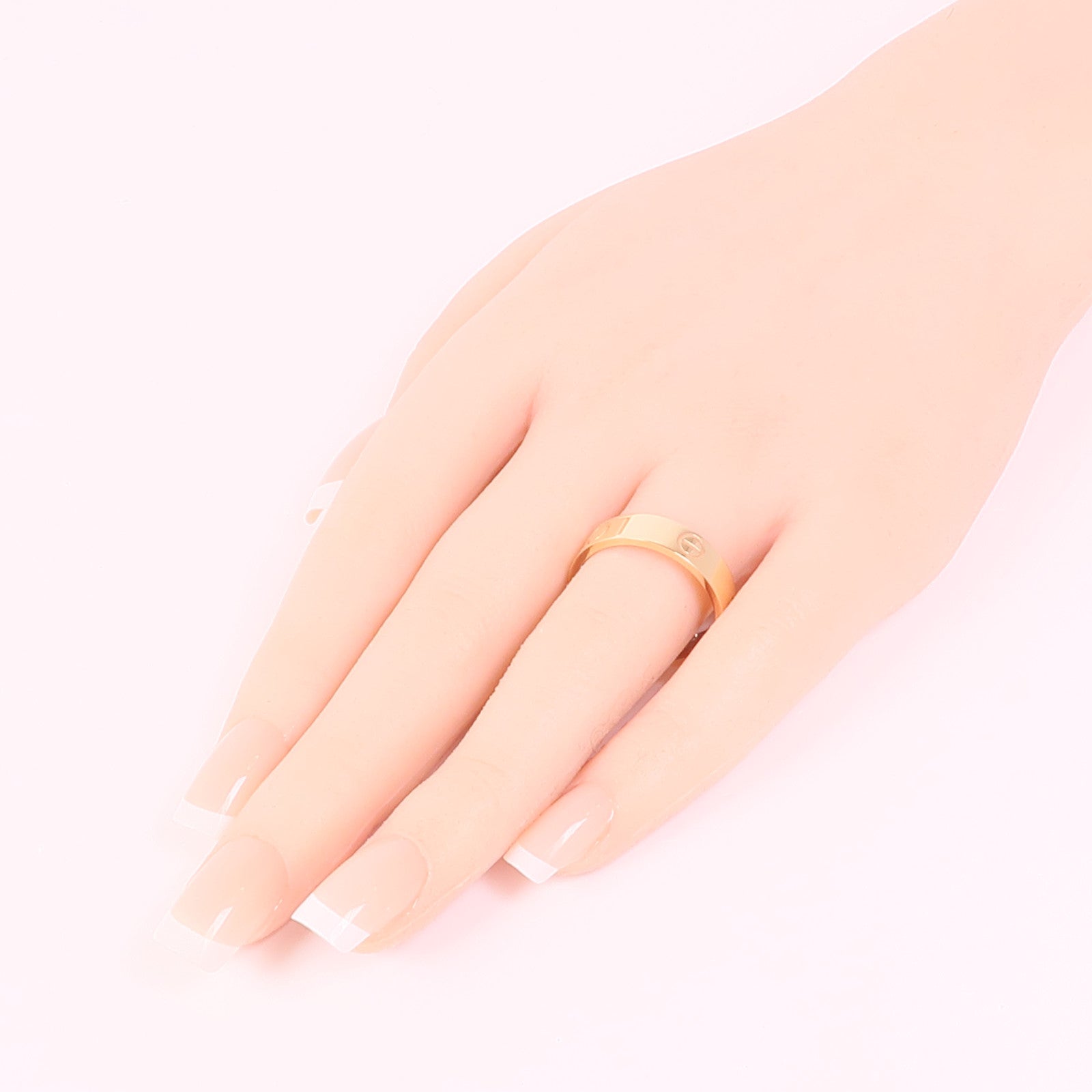 CARTIER 18K玫瑰金Love Ring戒指US#9.75/Cartier#62