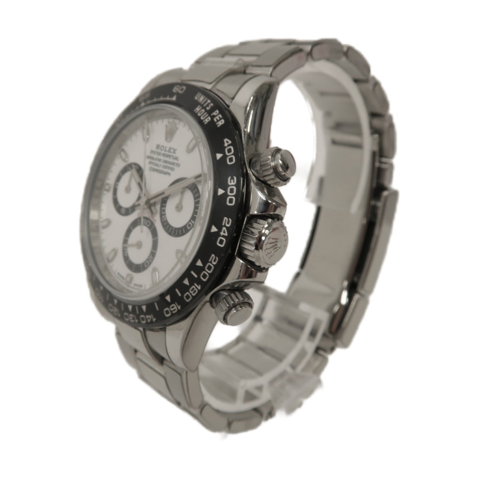 ROLEX Daytona 40mm不鏽鋼自動機芯手錶白色