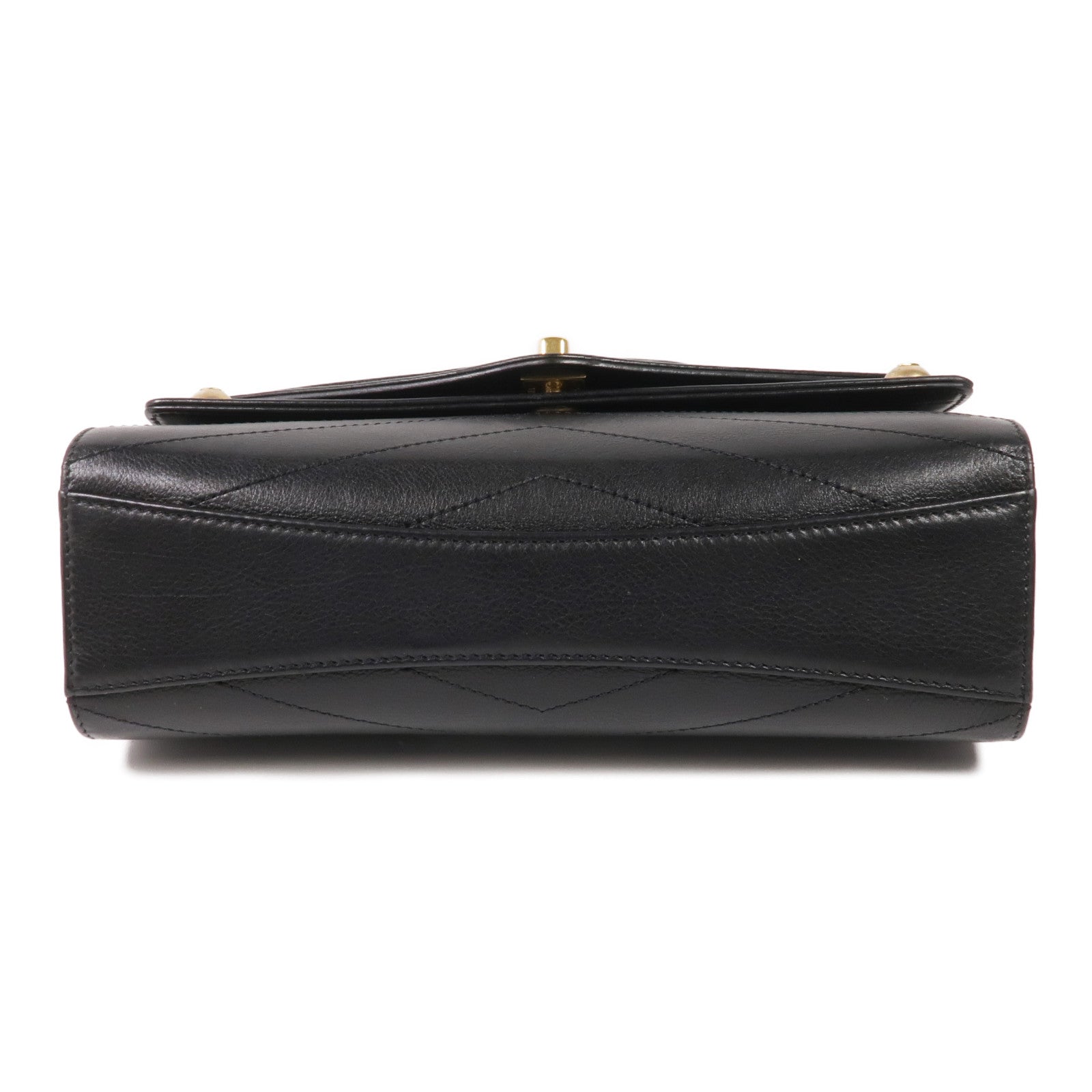 CHANEL 牛皮皮革Chain Shoulder Bag金扣鏈帶肩背袋