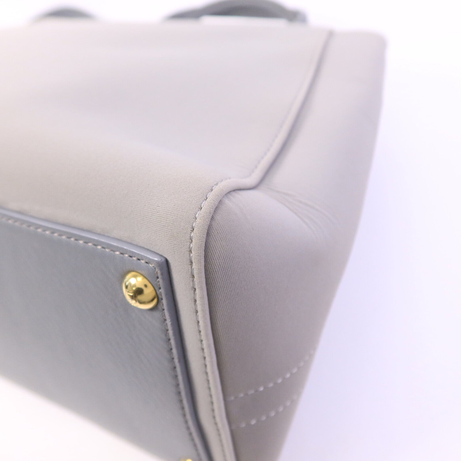 FENDI 帆布Hand Bag金扣手挽肩背兩用袋