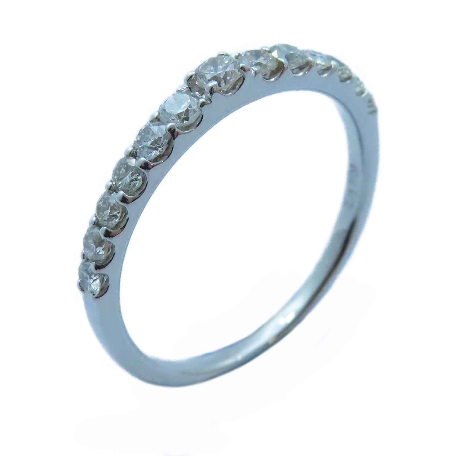 JEWELRY 18K白金Diamond Ring 0.50ct鑽石戒指US#7.25