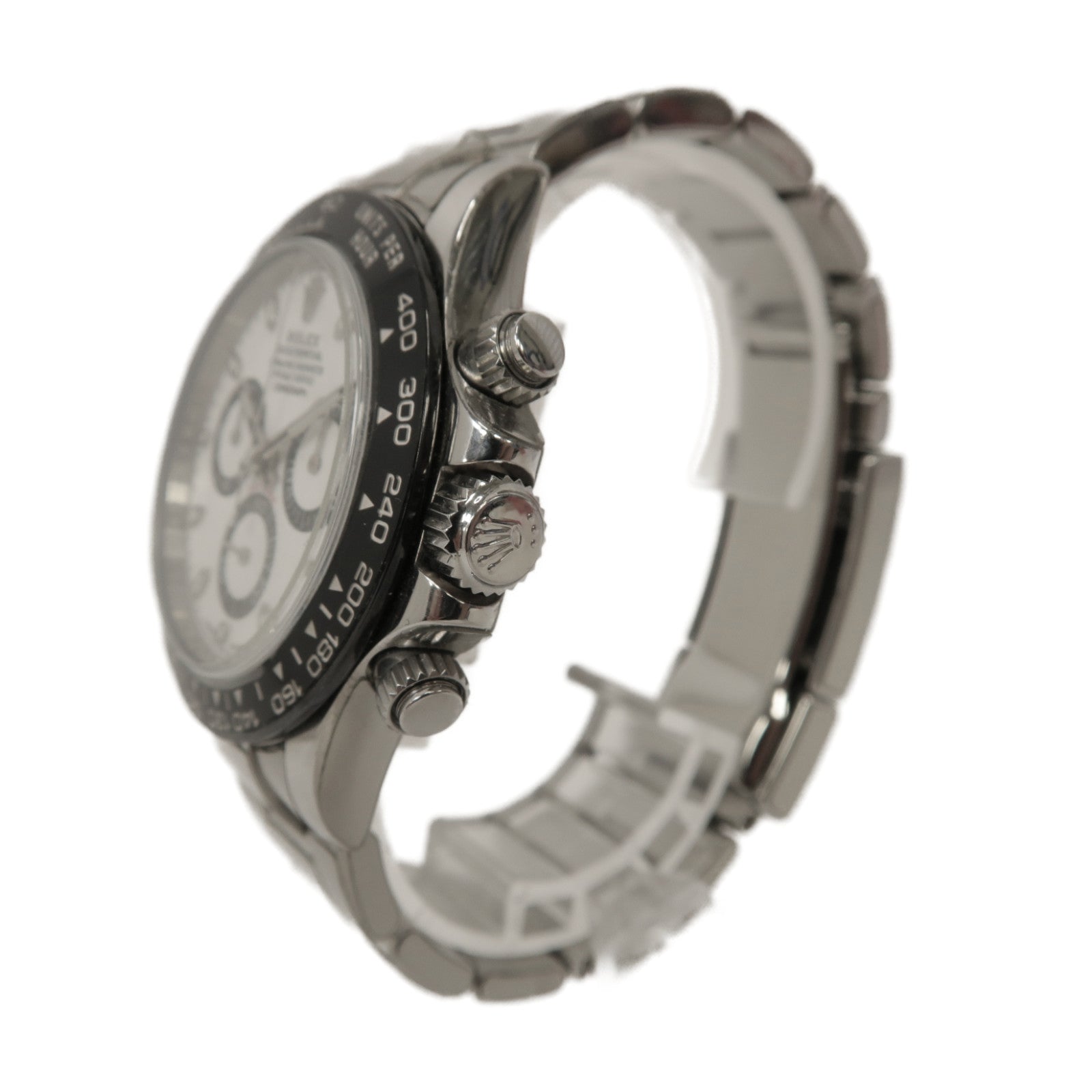 ROLEX Daytona 40mm不鏽鋼自動機芯手錶白色