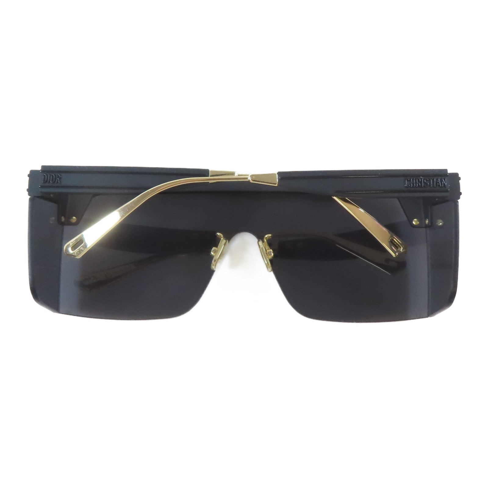 Dior PVC/金屬M1U Sunglasses太陽眼鏡黑色/金色