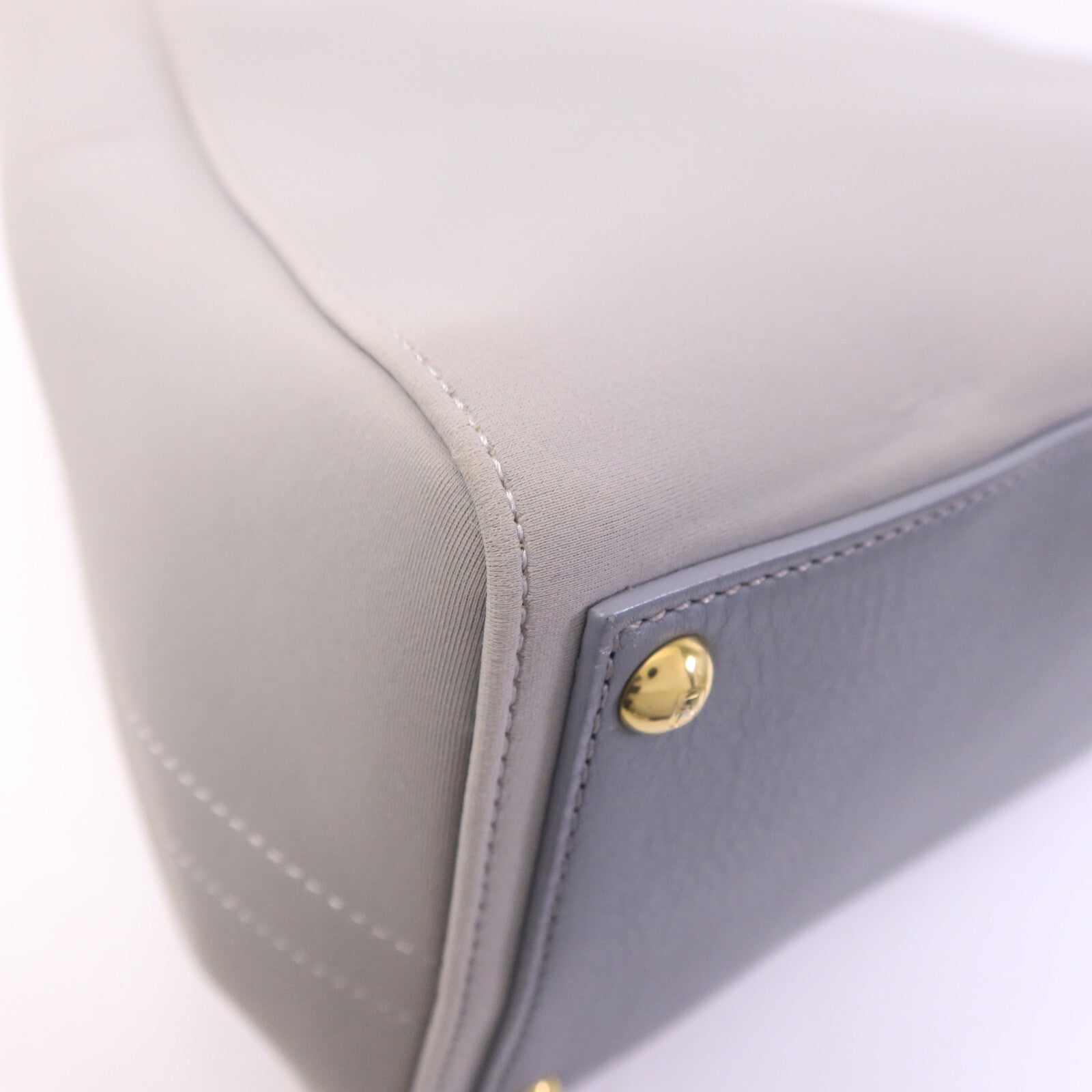 FENDI 帆布Hand Bag金扣手挽肩背兩用袋