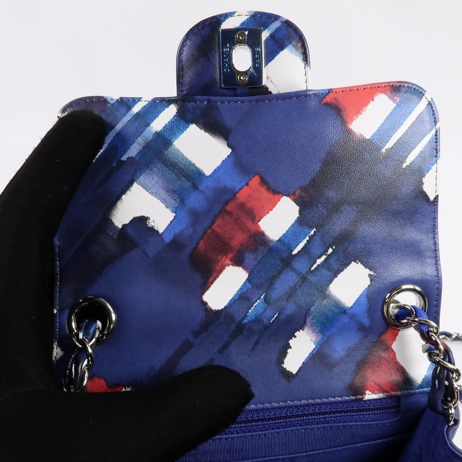 CHANEL 羊皮皮革Chanel Airlines Printed Flap Bag肩背袋