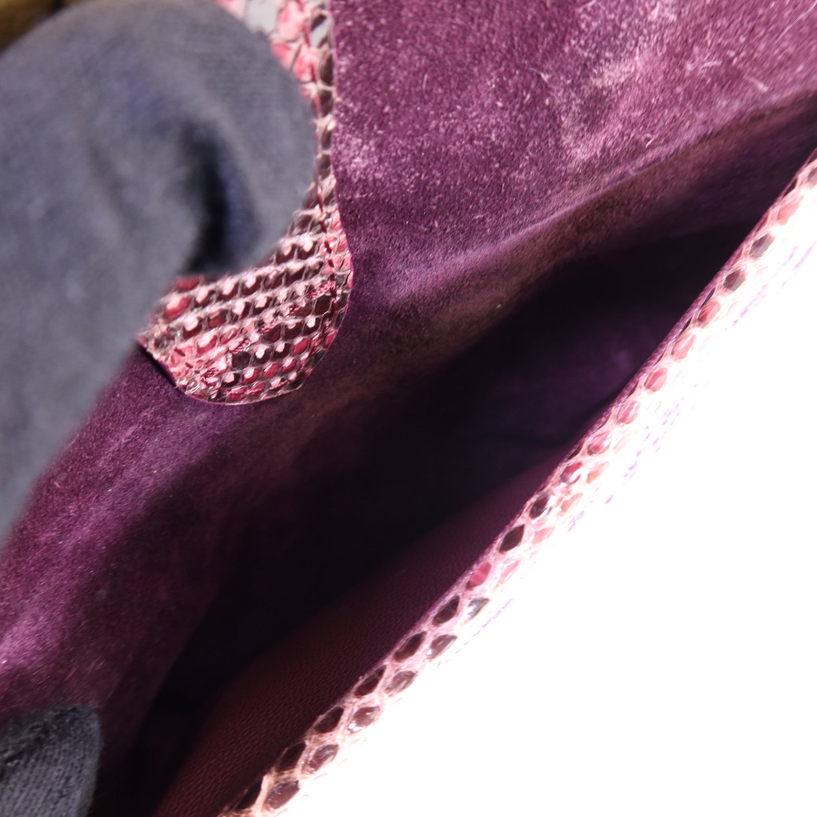 LOUIS VUITTON Monogram Empire/蛇皮皮革Levant金扣鏈帶肩背袋