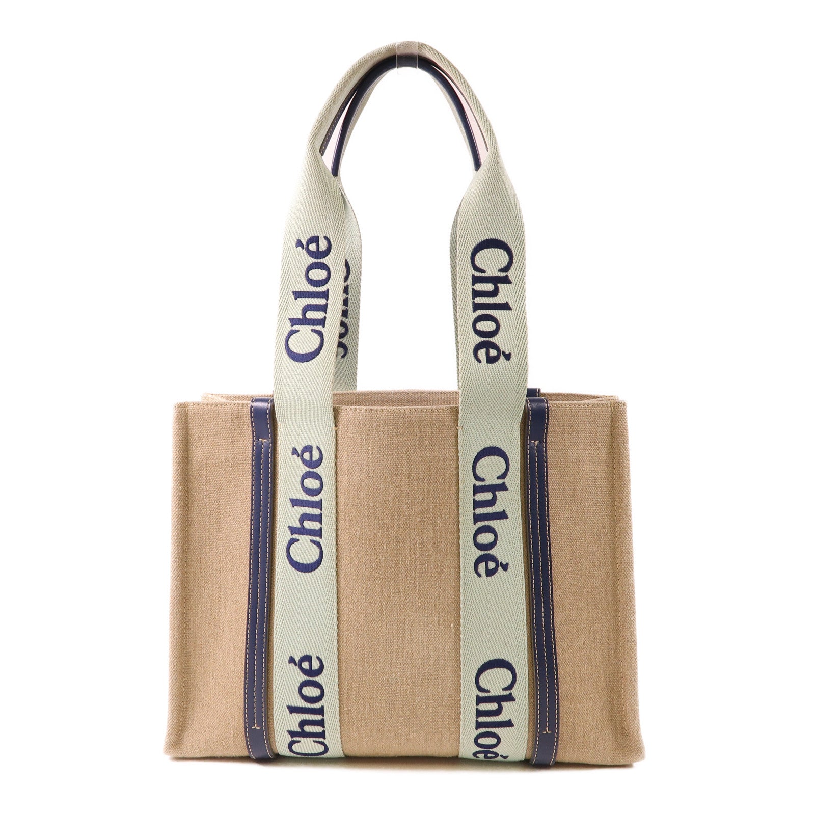 Chloe 帆布Woody Tote Bag手挽袋