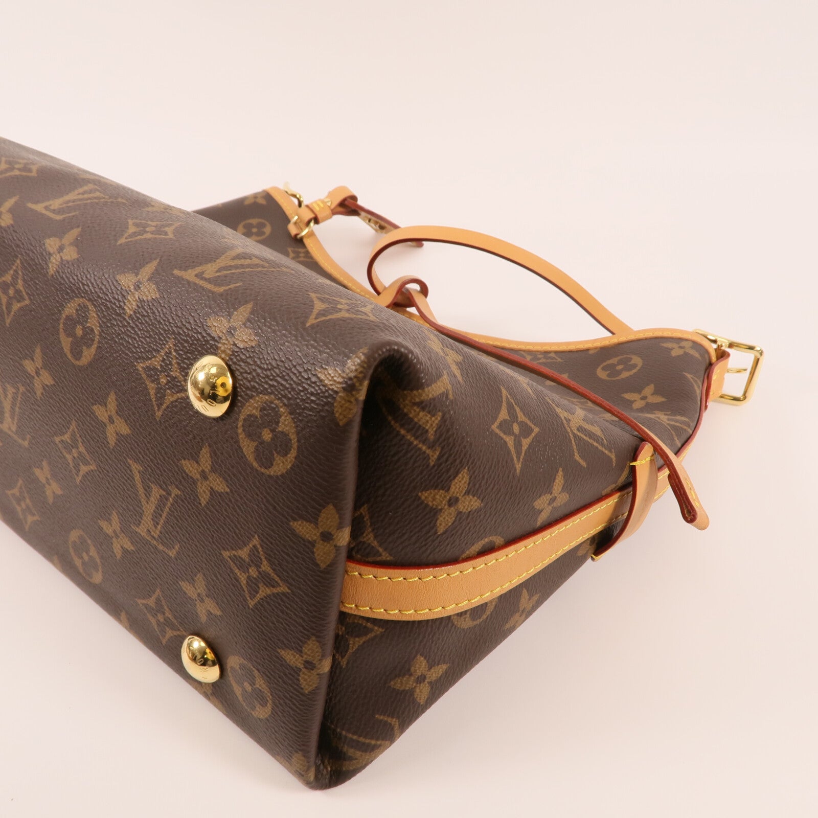LOUIS VUITTON Monogram CarryAll PM金扣肩背袋
