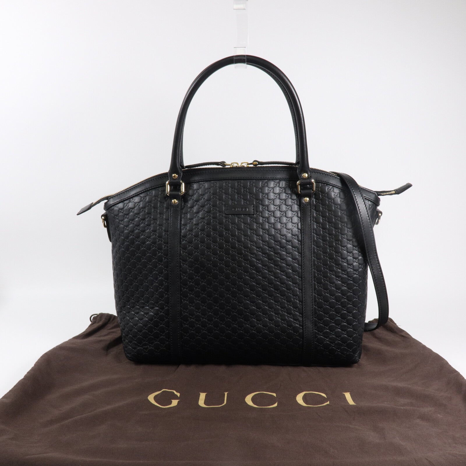 GUCCI 牛皮皮革2 Way Shoulder Tote手挽肩背兩用袋