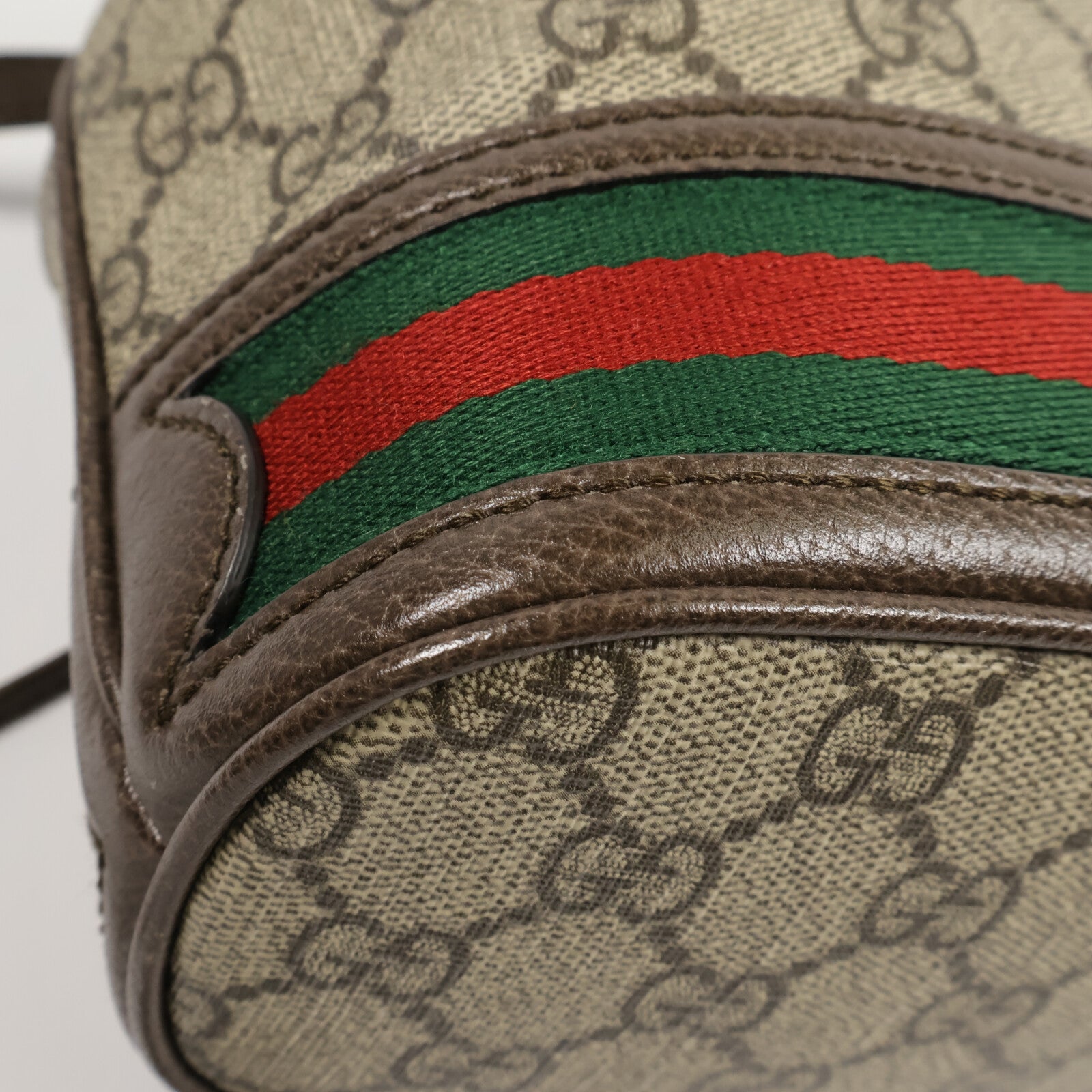 GUCCI 塗層帆布Ophidia GG MIni Bucket