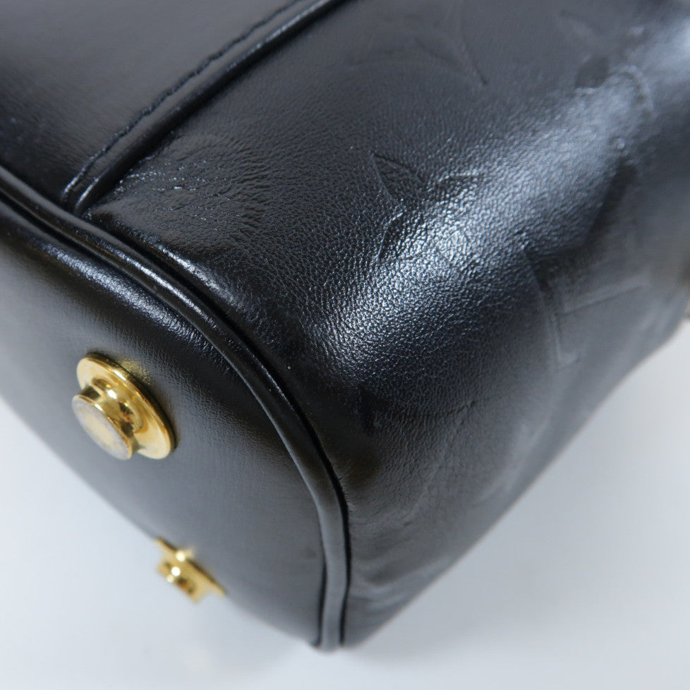 LOUIS VUITTON 【激減優惠】Monogram Ink Vanity PM金扣手挽肩背兩用袋黑色