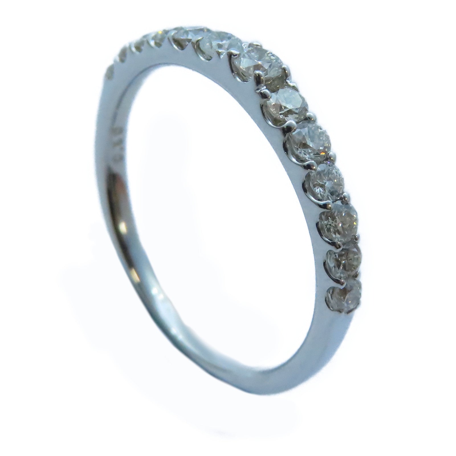 JEWELRY 18K白金Diamond Ring 0.50ct鑽石戒指US#7.25