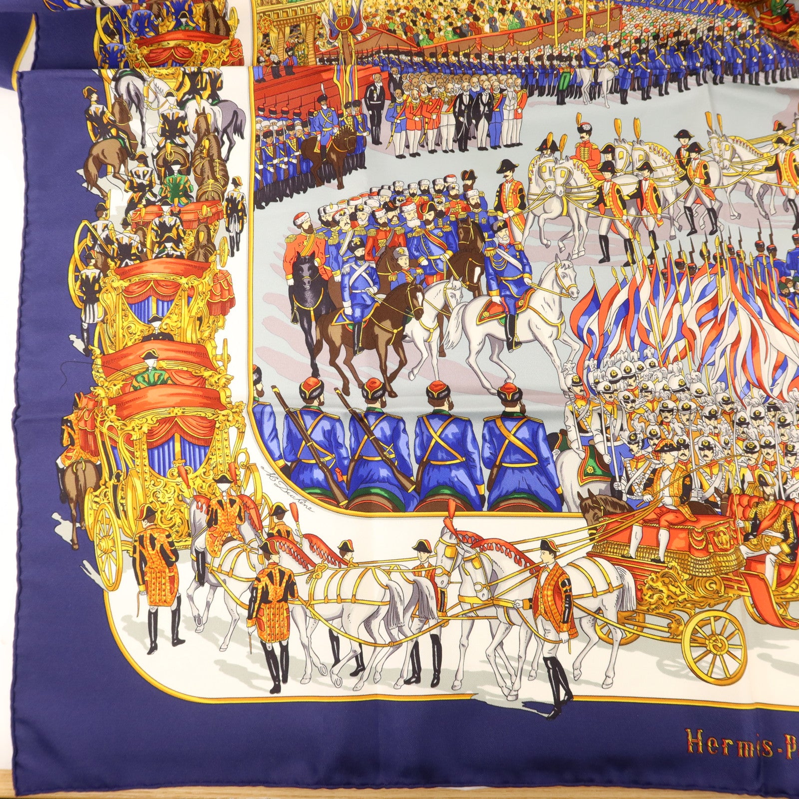 HERMES 絲質Scarf 90x90絲巾