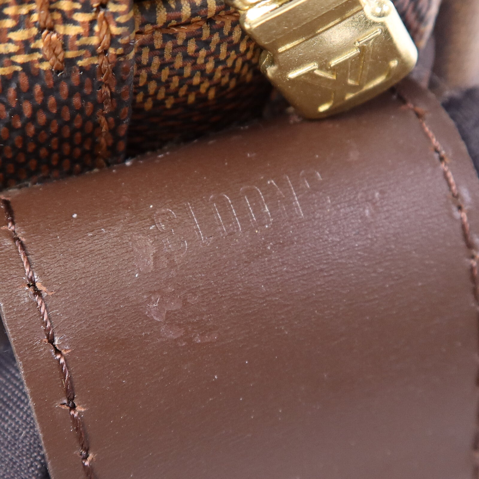 LOUIS VUITTON Damier Naviglio金扣肩背袋