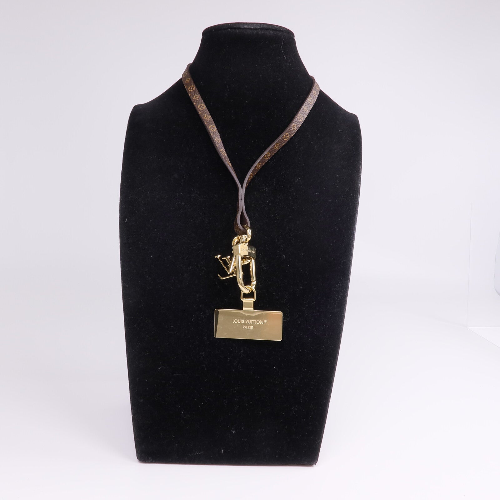 LOUIS VUITTON Monogram Phone Strap手機掛繩
