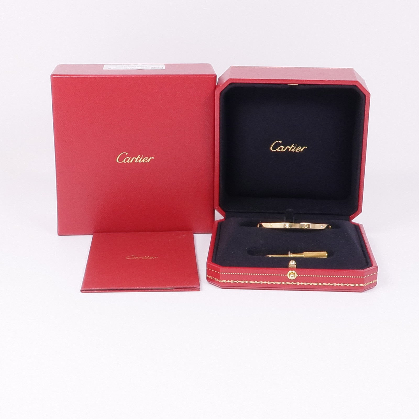 CARTIER 18K黃金Love Bracelet 6P Diamond鑽石手鐲Cartier#16