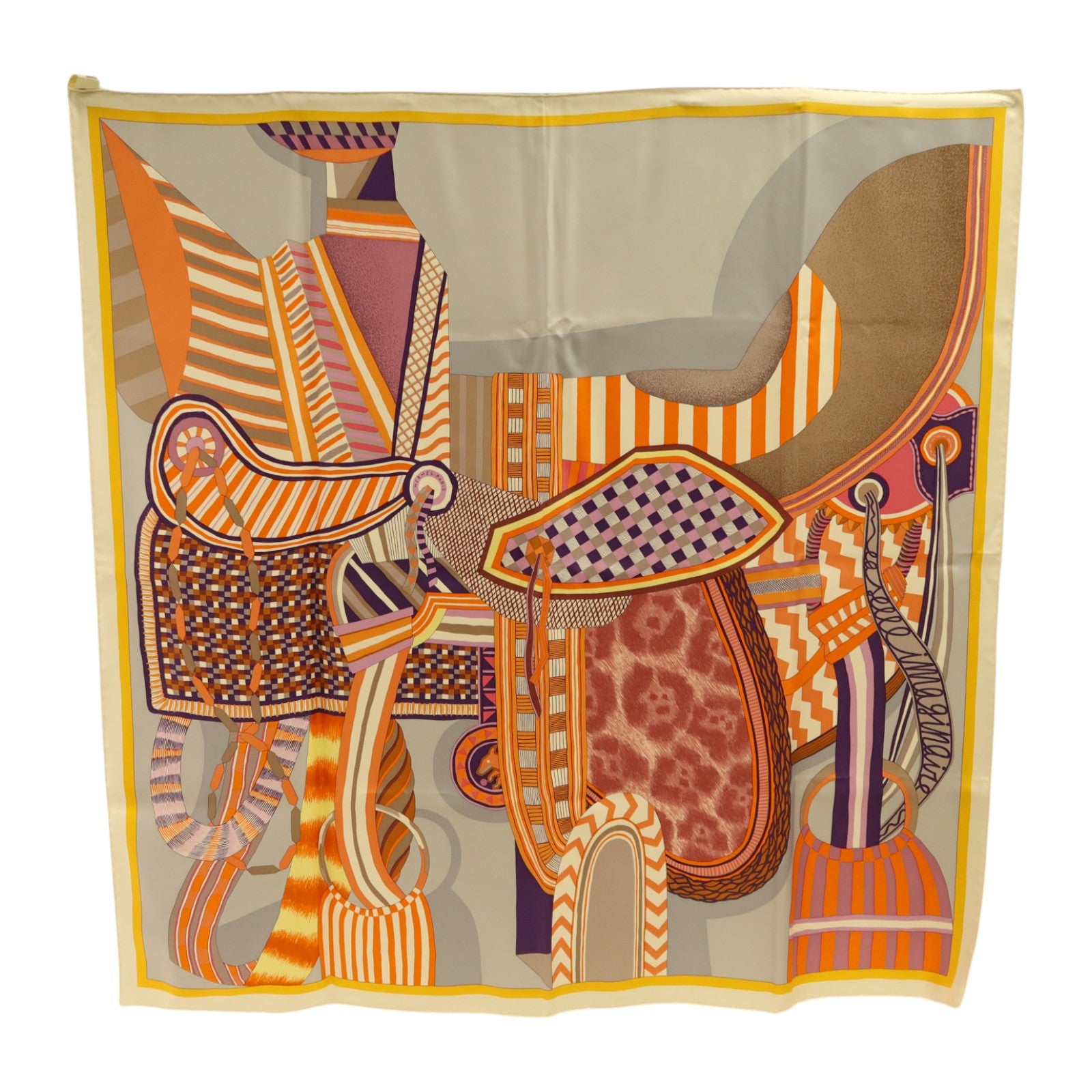 HERMES 絲質Scarf 90x90絲巾
