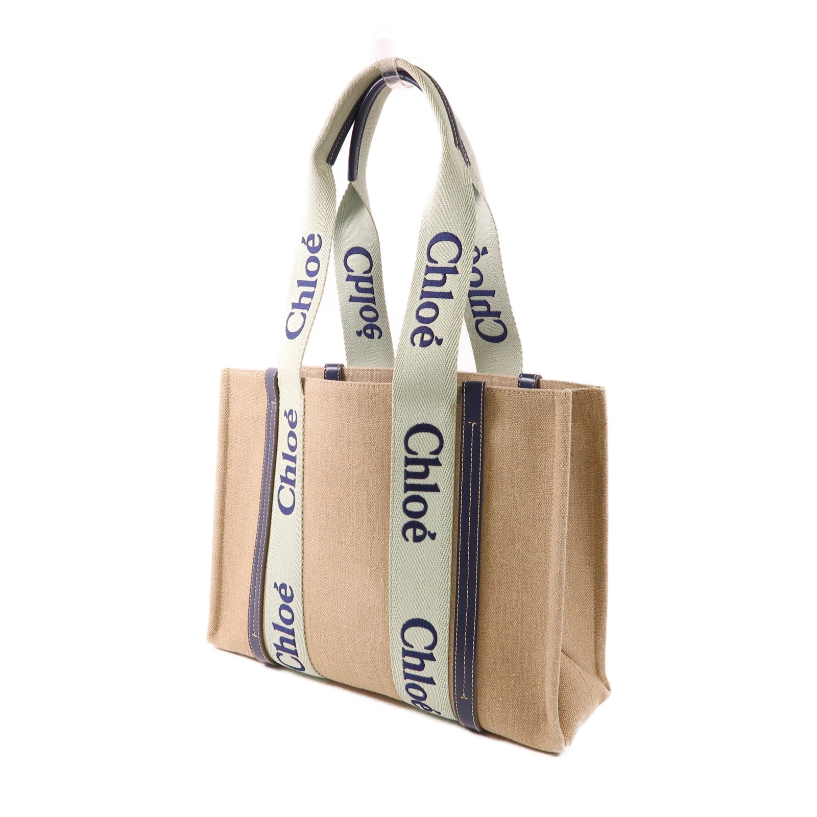 Chloe 帆布Woody Tote Bag手挽袋