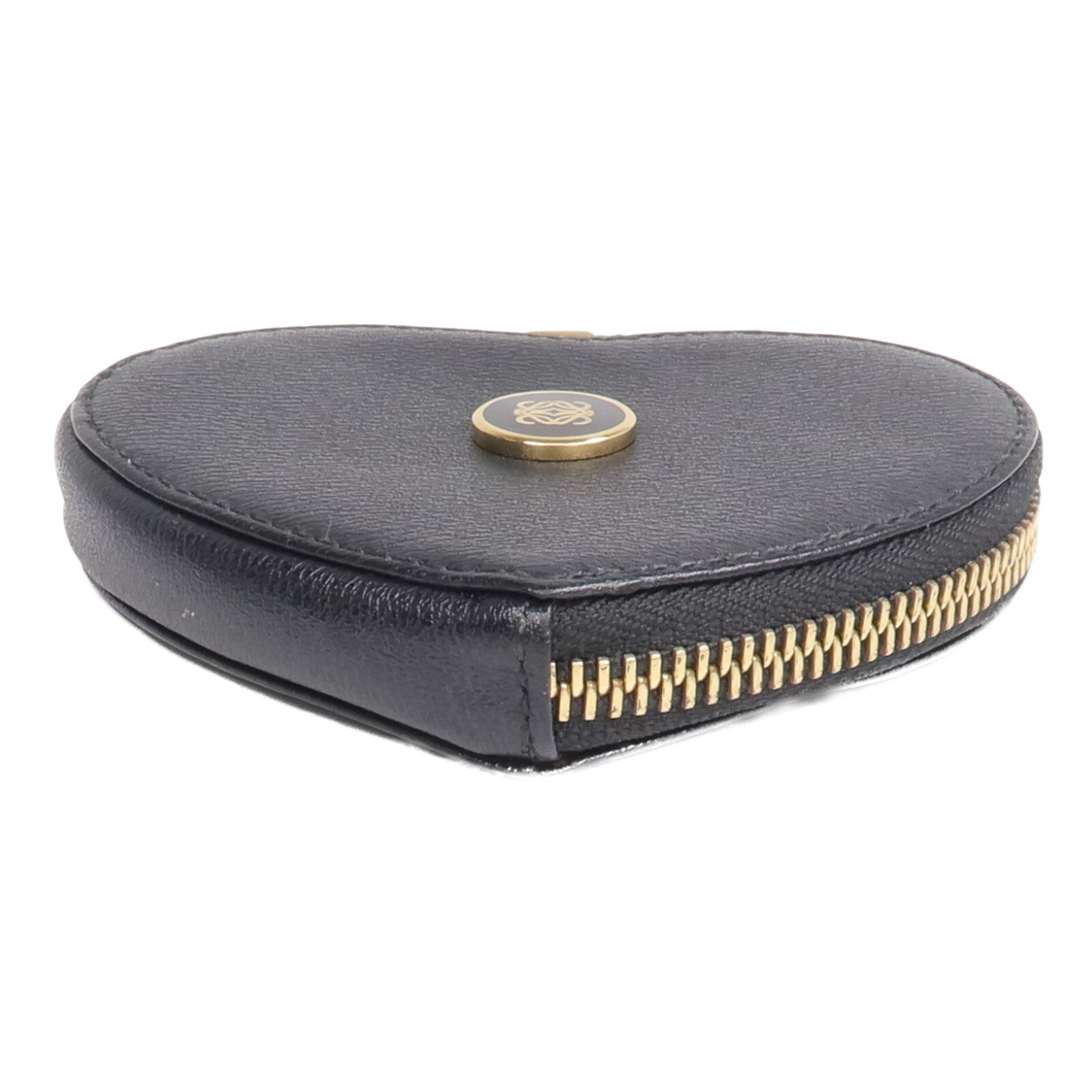 LOEWE 皮革Heart Coin Purse金扣零錢包