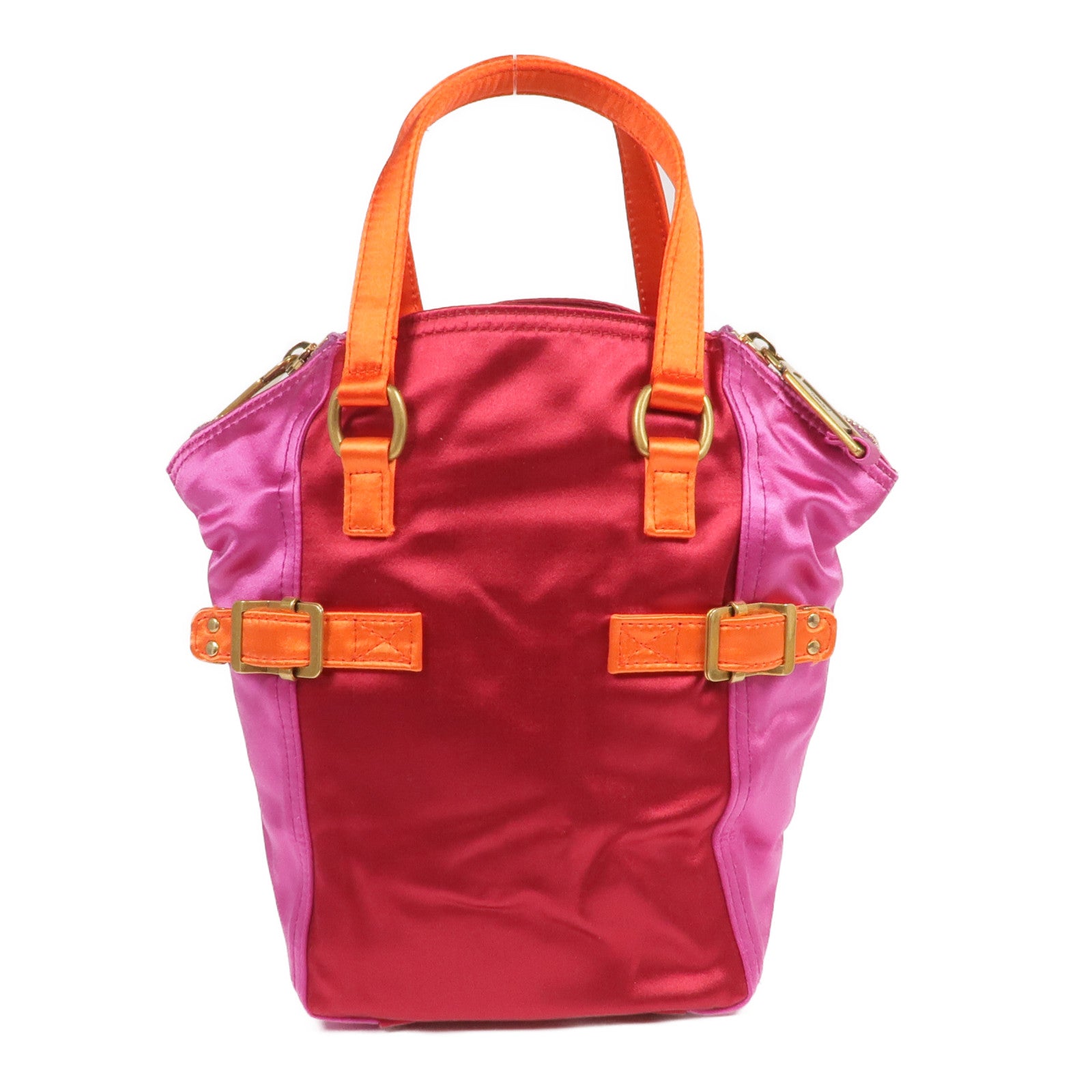 SAINT LAURENT 布料Vintage Hand Bag金扣手挽袋