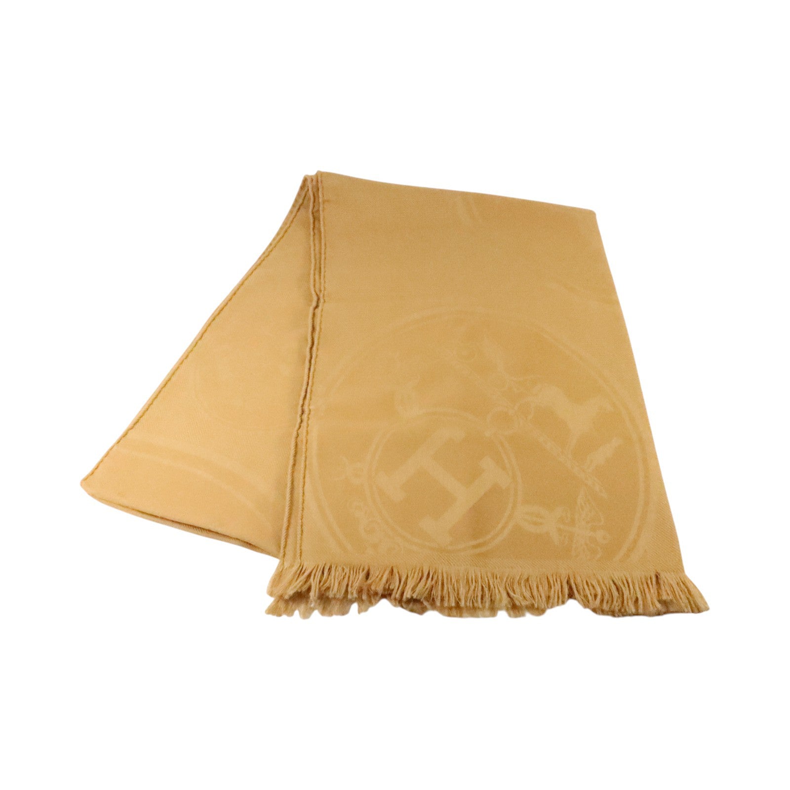 HERMES 羊絨/絲質New Libris Stole 75x213cm絲巾