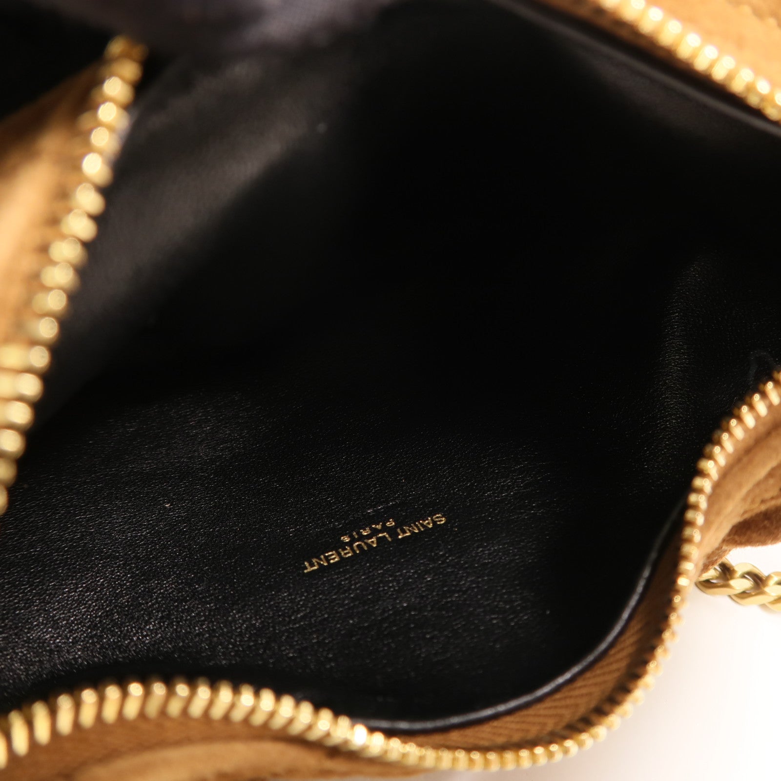 SAINT LAURENT 麂皮皮革Icarino Mini肩背袋