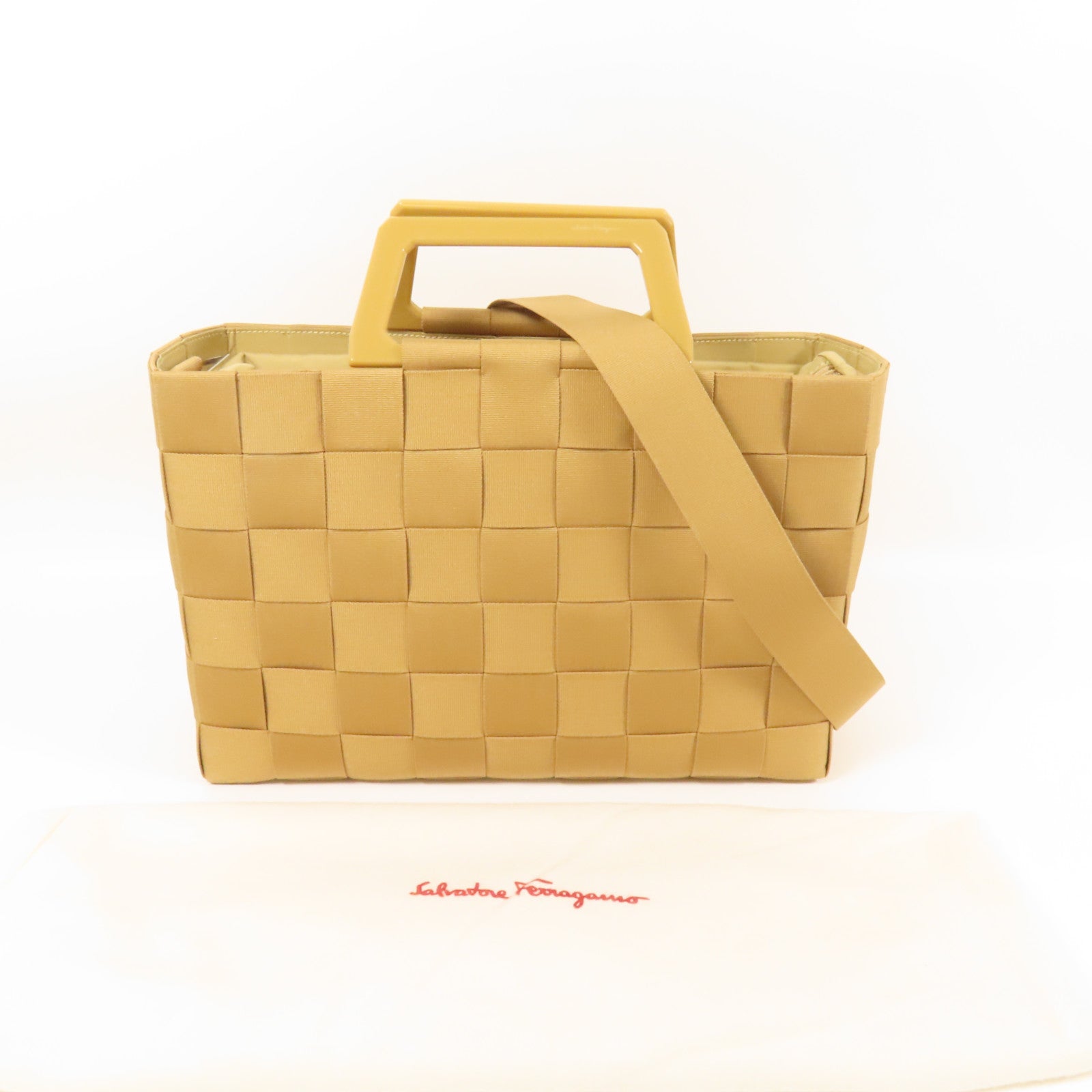 Salvatore Ferragamo 【激減優惠】尼龍2 Way Shoulder手挽肩背兩用袋