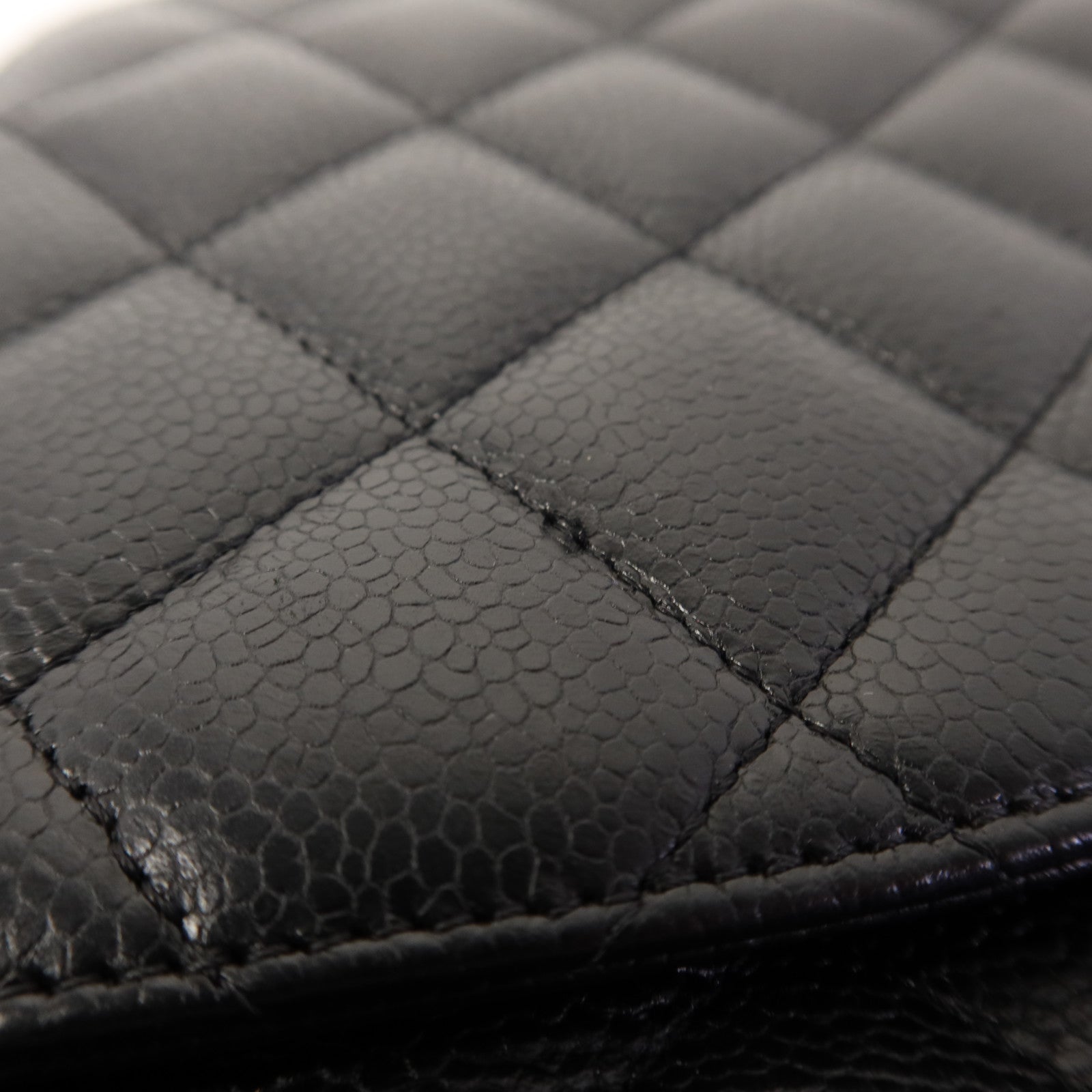 CHANEL 牛皮皮革Large Classic金扣鏈帶肩背袋