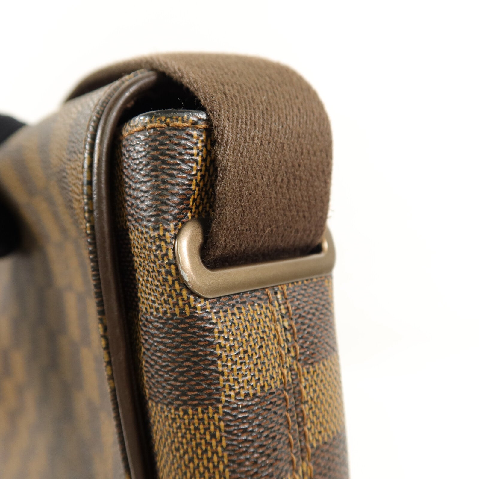 LOUIS VUITTON Damier Ebene Brooklyn MM肩背袋