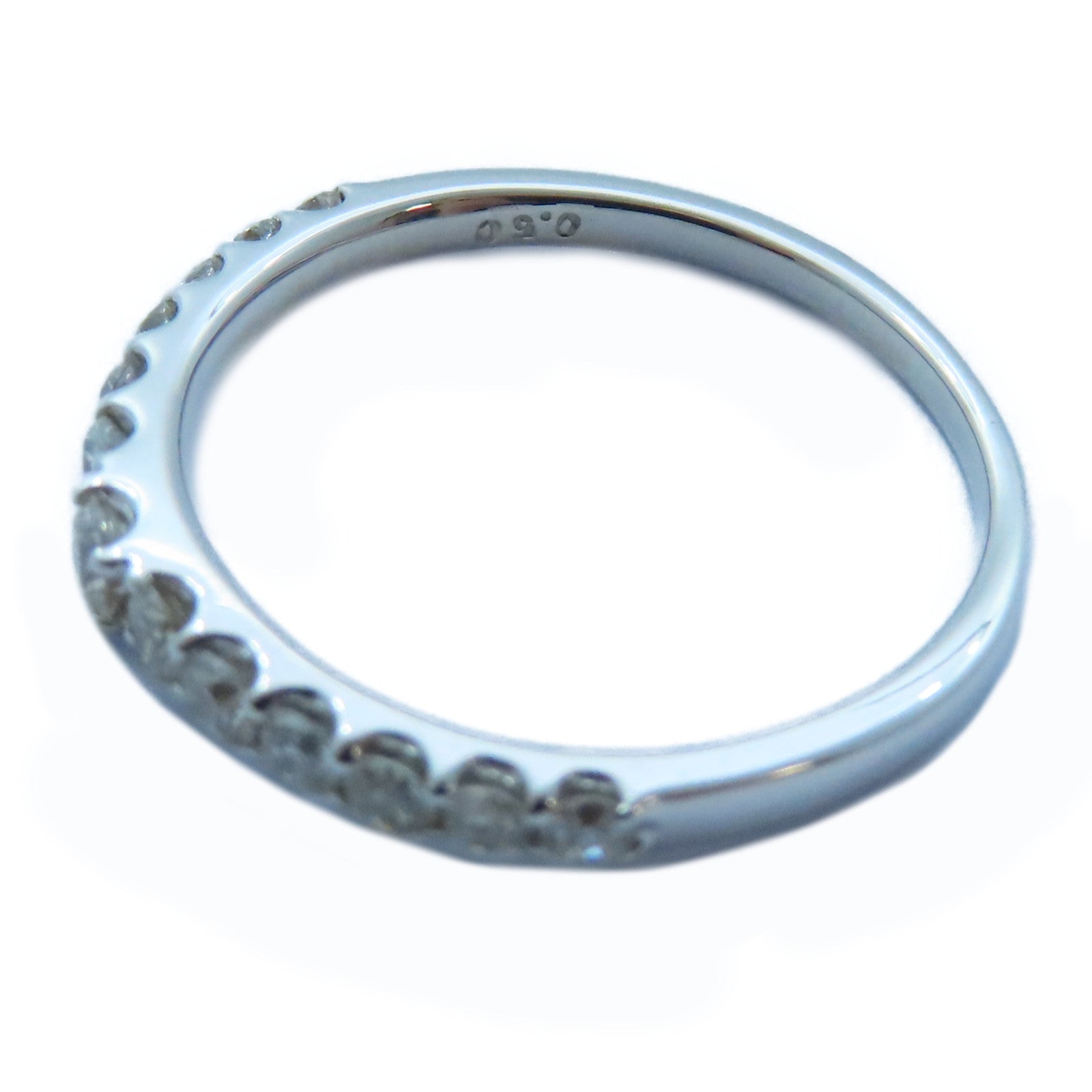 JEWELRY 18K白金Diamond Ring 0.50ct鑽石戒指US#7.25