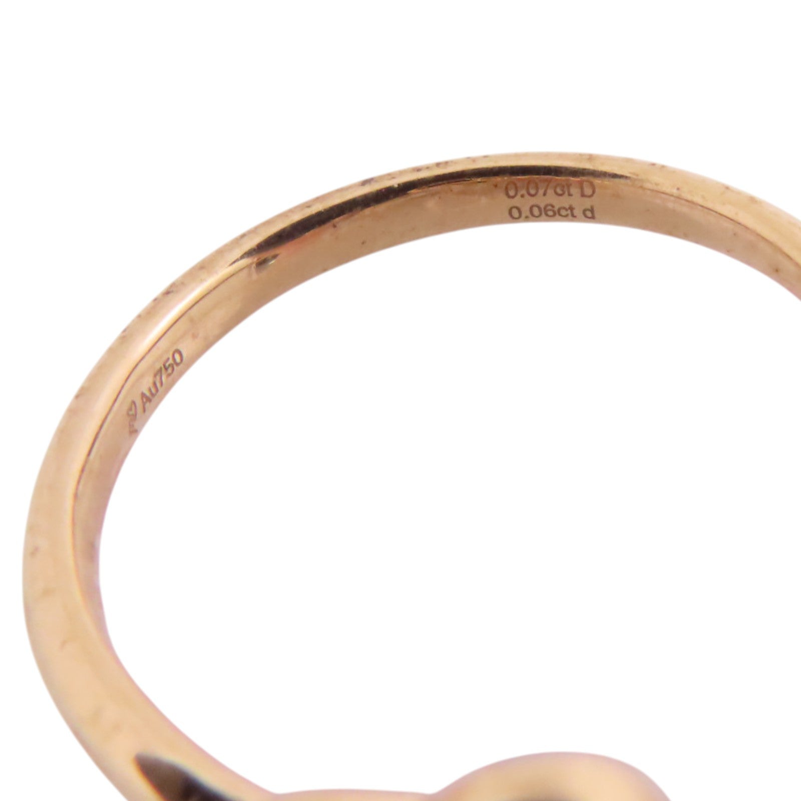 JEWELRY 【激減優惠】18K玫瑰金/鑽石Diamond Ring戒指US#6.5