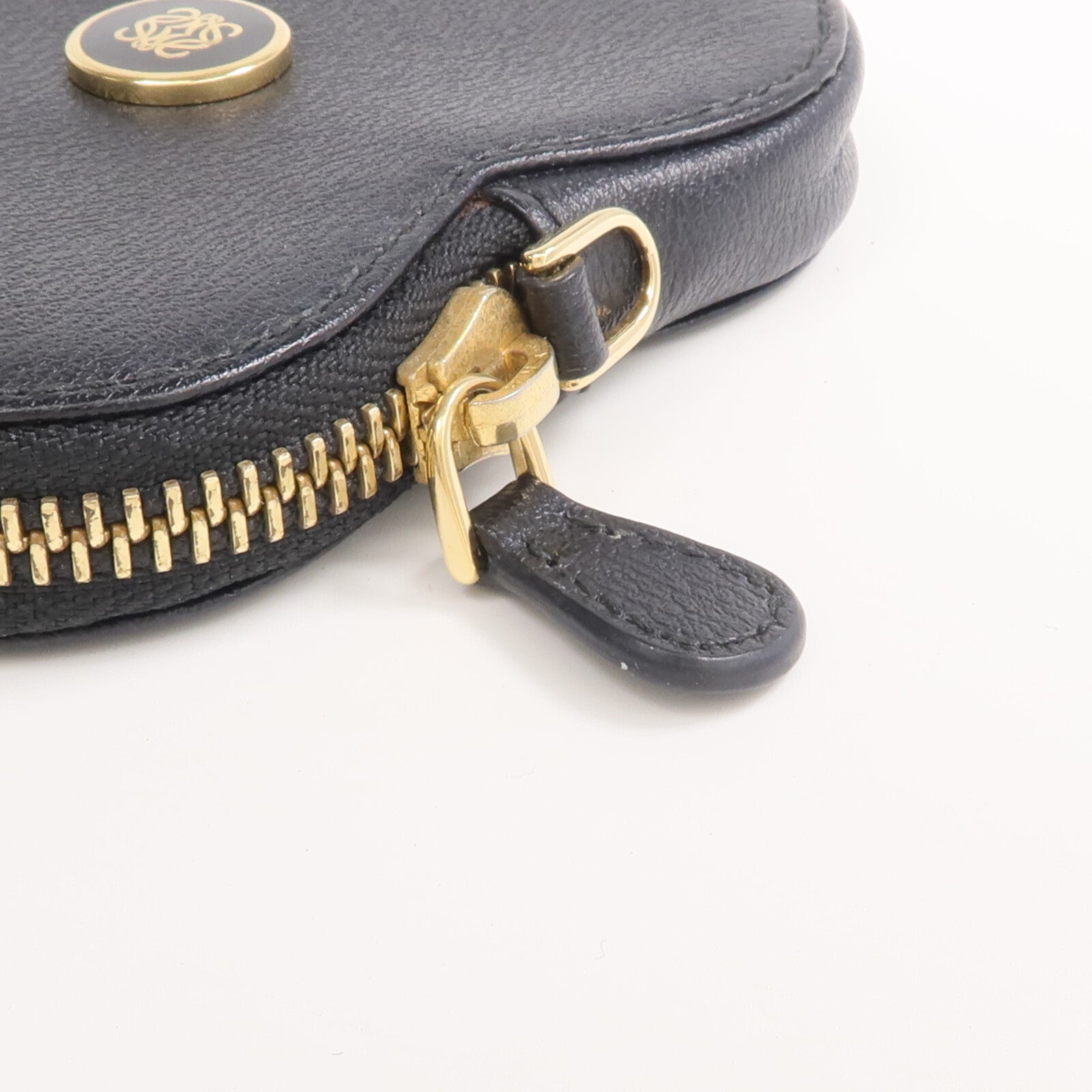 LOEWE 皮革Heart Coin Purse金扣零錢包