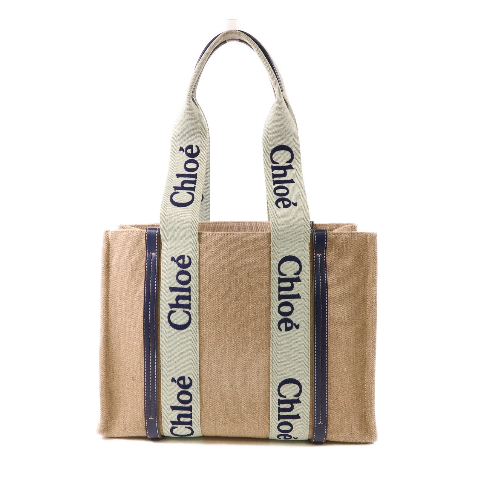 Chloe 帆布Woody Tote Bag手挽袋